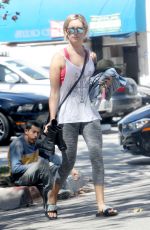 ASHLEY TISDALE in Tights Leaves Pilates Class in Los Angeles 3009