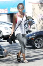 ASHLEY TISDALE in Tights Leaves Pilates Class in Los Angeles 3009