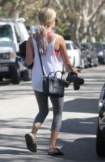 ASHLEY TISDALE in Tights Leaves Pilates Class in Los Angeles 3009