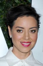 AUBREY PLAZA at Michael Kors Launch of Claiborne Swanson Frank