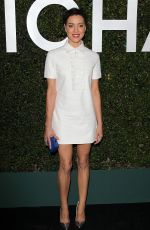 AUBREY PLAZA at Michael Kors Launch of Claiborne Swanson Frank