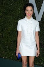 AUBREY PLAZA at Michael Kors Launch of Claiborne Swanson Frank