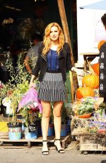 BELLA THORNE Out Shopping in New York 2110