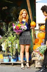 BELLA THORNE Out Shopping in New York 2110