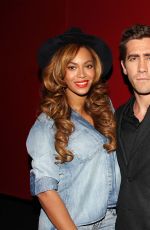 BEYONCE at Nightcrawler Premiere in New York