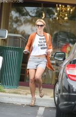 BRITNEY SPEARS in Shorts Out and About in Thousand Oaks 1510