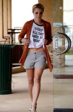 BRITNEY SPEARS in Shorts Out and About in Thousand Oaks 1510