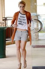 BRITNEY SPEARS in Shorts Out and About in Thousand Oaks 1510