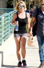 BRITNEY SPEARS Leaves a Gym in Westlake Village 0110