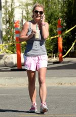 BRITNEY SPEARS Leaves a Starbucks in Thousand Oaks