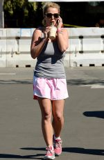 BRITNEY SPEARS Leaves a Starbucks in Thousand Oaks