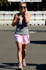 BRITNEY SPEARS Leaves a Starbucks in Thousand Oaks