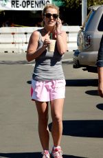 BRITNEY SPEARS Leaves a Starbucks in Thousand Oaks