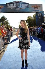 BRITT ROBERTSON at Professional Bull Riders World Finals in Las Vegas