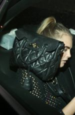 CARA and POPPY DELEVINGNE Heading to Chiltern Firehouse in London