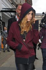 CARA DELEVINGNE at DKNY Promotion at Harrods in London