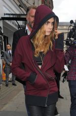 CARA DELEVINGNE at DKNY Promotion at Harrods in London