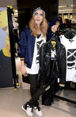 CARA DELEVINGNE at DKNY Promotion at Harrods in London