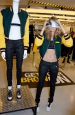 CARA DELEVINGNE at DKNY Promotion at Harrods in London