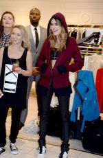 CARA DELEVINGNE at DKNY Promotion at Harrods in London