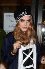 CARA DELEVINGNE at DKNY Promotion at Harrods in London