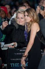 CARA DELEVINGNE at The Face of an Angel Screening in London