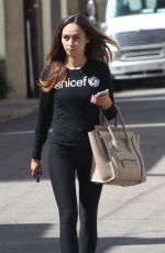 CARA SANTANA in Tights Out in Los Angeles