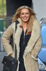 CAROL VORDERMAN Leaves ITV Studios in London 2710