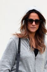 CAROLINE FLACK in Leggings Out in London