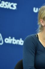 CAROLINE WOZNIACKI at New York City Marathon Press Conference
