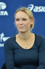 CAROLINE WOZNIACKI at New York City Marathon Press Conference