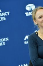 CAROLINE WOZNIACKI at New York City Marathon Press Conference