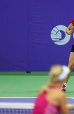 CAROLINE WOZNIACKI at Practice Session at BNP Paribas WTA Finals in Singapore