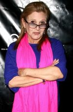 CARRIE FISHER at Midnight Mission 100th Anniversary Gala and Golden Heart Awards