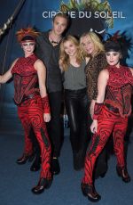 CHLOE MORETZ at Cirque Du Soleil Amaluna Premiere Night in Atlanta