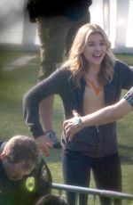 CHLOE MORETZ on the 5th Wave Set in Atlanta 2610