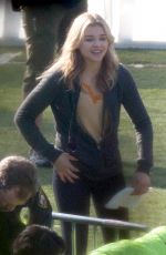 CHLOE MORETZ on the 5th Wave Set in Atlanta 2610