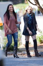 CHLOE MORETZ on the Set of 5th Wave in Atlanta