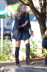 CHLOE MORETZ on the Set of 5th Wave in Atlanta