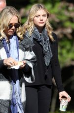 CHLOE MORETZ on the Set of the 5th Wave in Atlanta 2910