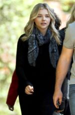 CHLOE MORETZ on the Set of the 5th Wave in Atlanta 2910