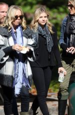 CHLOE MORETZ on the Set of the 5th Wave in Atlanta 2910