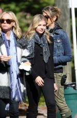 CHLOE MORETZ on the Set of the 5th Wave in Atlanta 2910