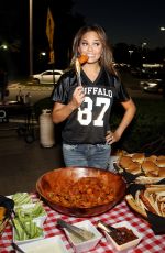 CHRISSY TEIGEN Hosts a Tailgate Party in Paramus