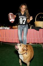 CHRISSY TEIGEN Hosts a Tailgate Party in Paramus