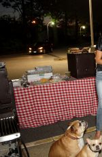 CHRISSY TEIGEN Hosts a Tailgate Party in Paramus