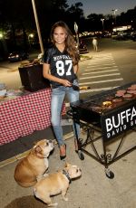 CHRISSY TEIGEN Hosts a Tailgate Party in Paramus