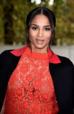 CIARA at Valentino Fashion Show in Paris