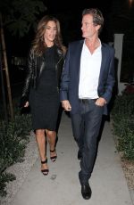 CINDY CRAWFORD Arrives at Gracias Madre Restaurant in West Hollywood