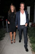 CINDY CRAWFORD Arrives at Gracias Madre Restaurant in West Hollywood